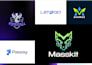design tech sass cyber security ai crypto technology logo